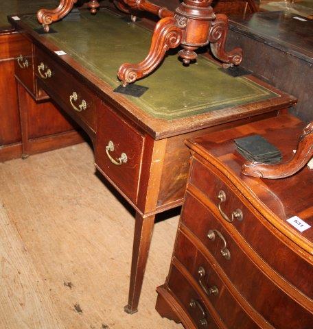 Mahogany writing table